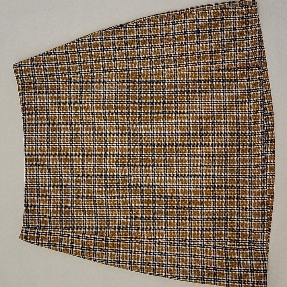 Plaid Mini Skirt